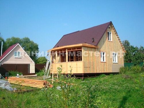 Строительство каркасного дома 105м² в Холщевиках, Истринский р-н