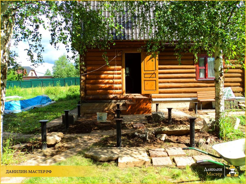 Строительство каркасной пристройки к дому в д. Лечищево, Истринский р-н
