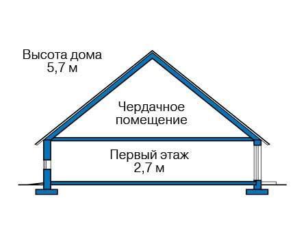 Проект каркасного дома 112м² / 15х13м