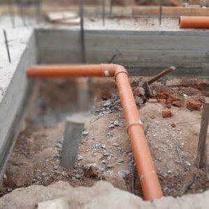 Этап заливки бетона для пристройки к дому в Истринском р-не