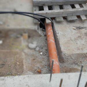 Этап заливки бетона для пристройки к дому в Истринском р-не